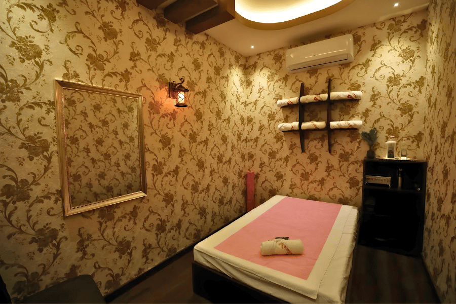 Spa treatment room